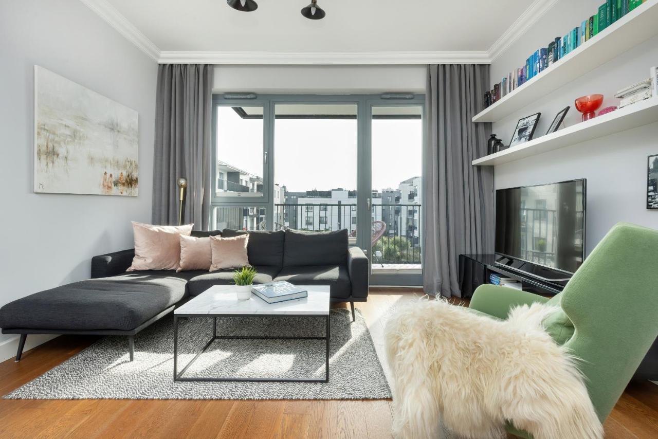 Cozy Apartment Gieysztora Wilanow By Noclegi Renters Warszawa Exteriör bild