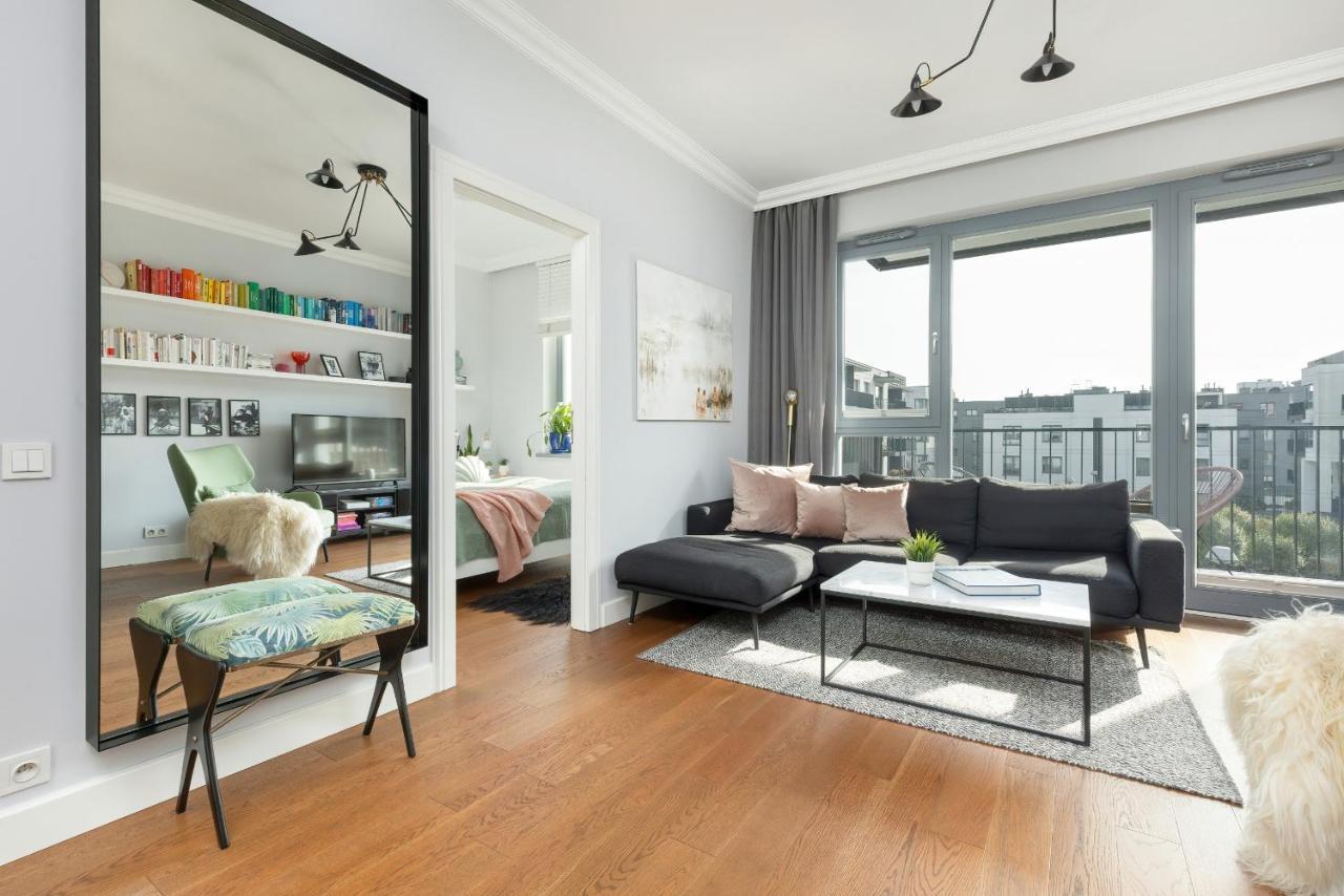 Cozy Apartment Gieysztora Wilanow By Noclegi Renters Warszawa Exteriör bild