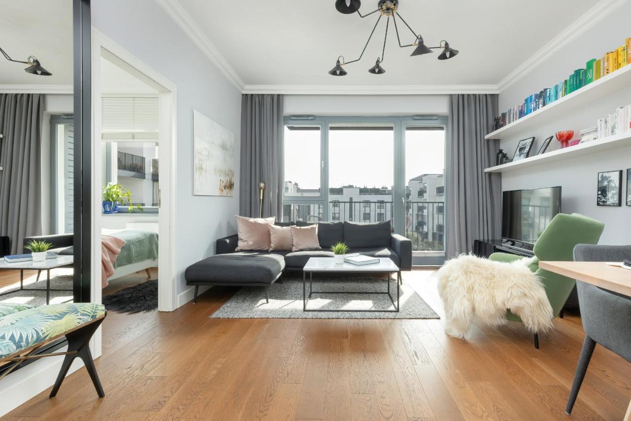 Cozy Apartment Gieysztora Wilanow By Noclegi Renters Warszawa Exteriör bild